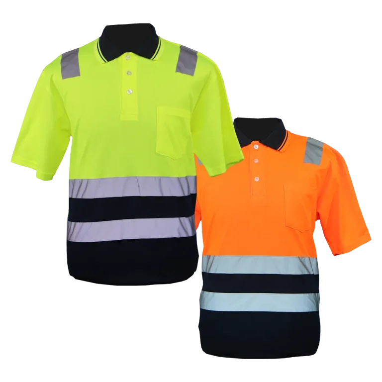 Pinnacle 2 Tone Hiviz Golf Shirt