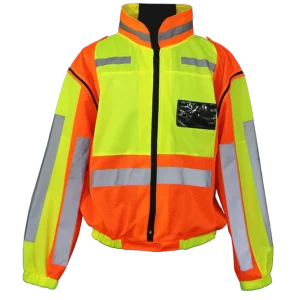 Pinnacle 2 Tone Reflective Jacket with Detachable Sleeves