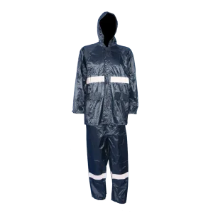 Pinnacle Oxford Rubberised Rain Suit with Reflective Tape